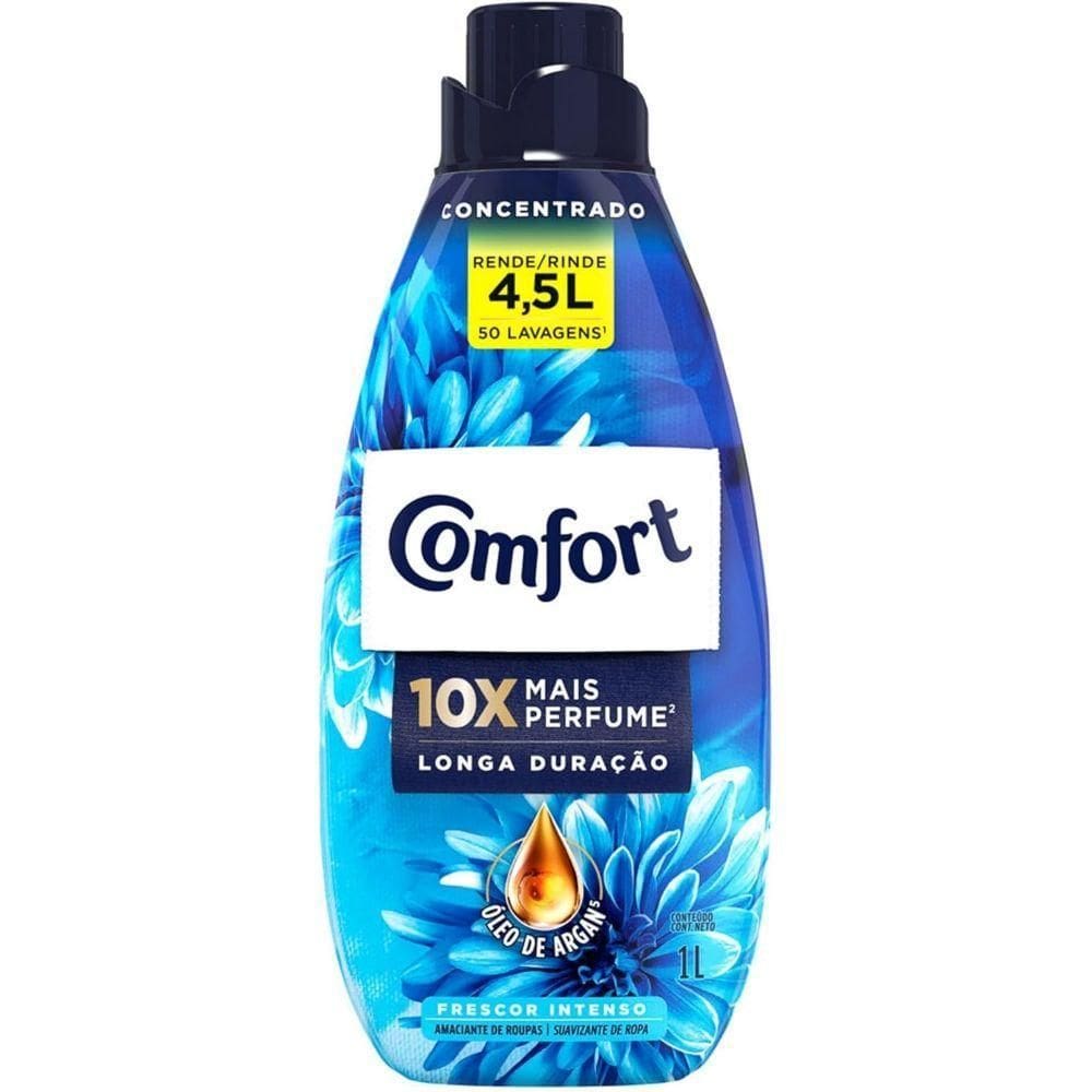 Amaciante Concentrado Comfort Frescor Intenso 1L