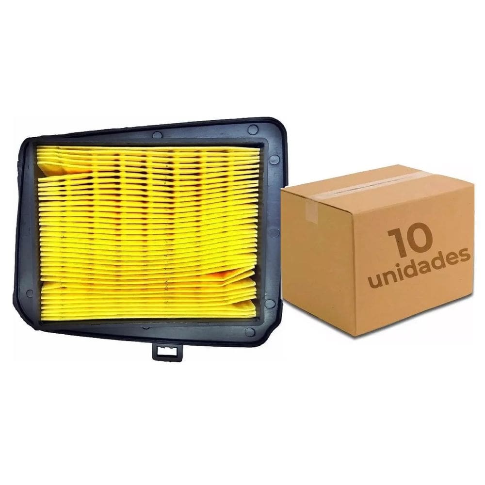 Filtro De Ar Titan 150 Fan 125 2014 2015 2016 Kit 10 Peças