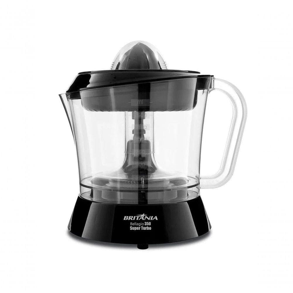 Espremedor De Frutas Britania Bellagio 350 Turbo Preto 220V