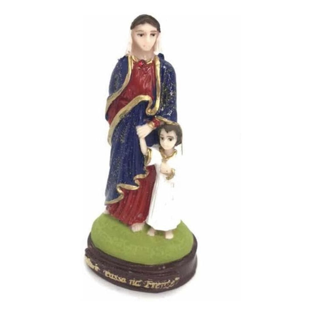 Imagem Santa Maria Passa Na Frente Em Resina 13,5 Cm