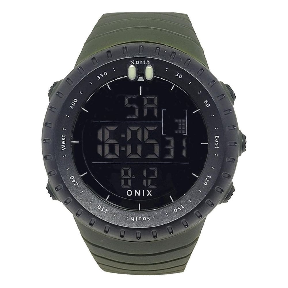 Relógio Masculino Onix Digital Ox104 Verde E Preto