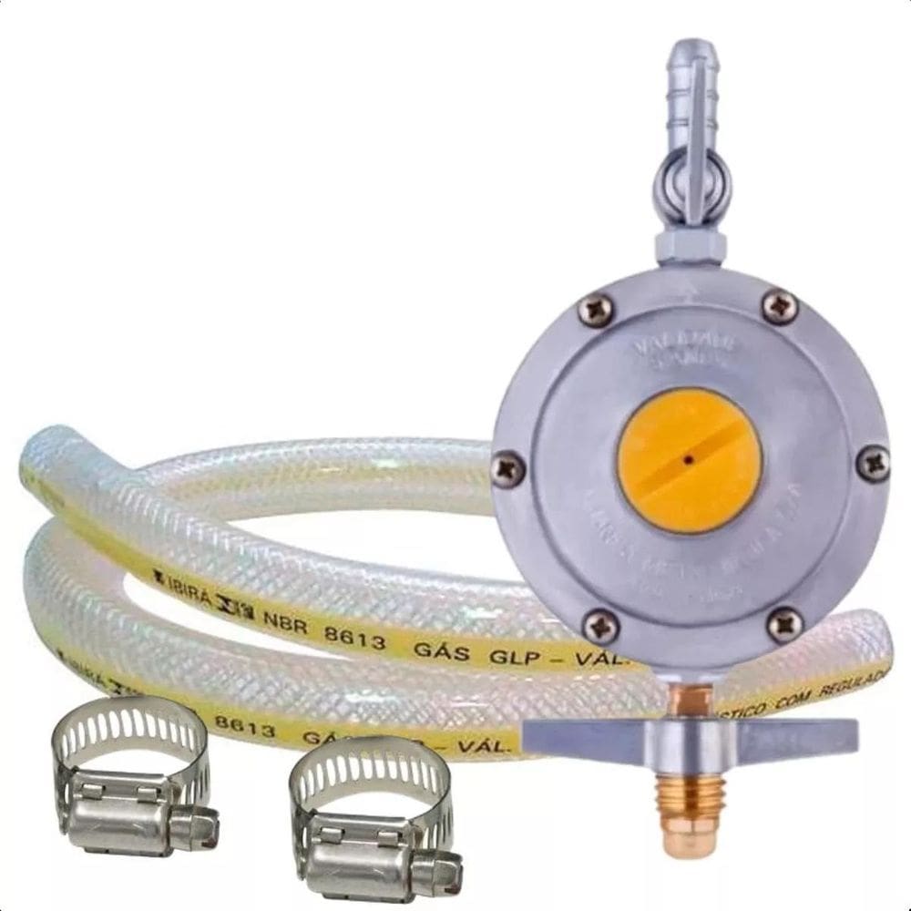 Regulador 506/01 Registro Válvula Gas 2Kg Aliança Mangueira