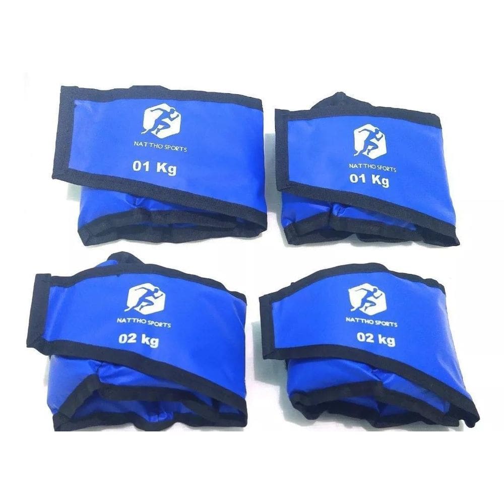 Kit Caneleira De Peso 1Kg / 2Kg Treino De Perna Fisioterapia