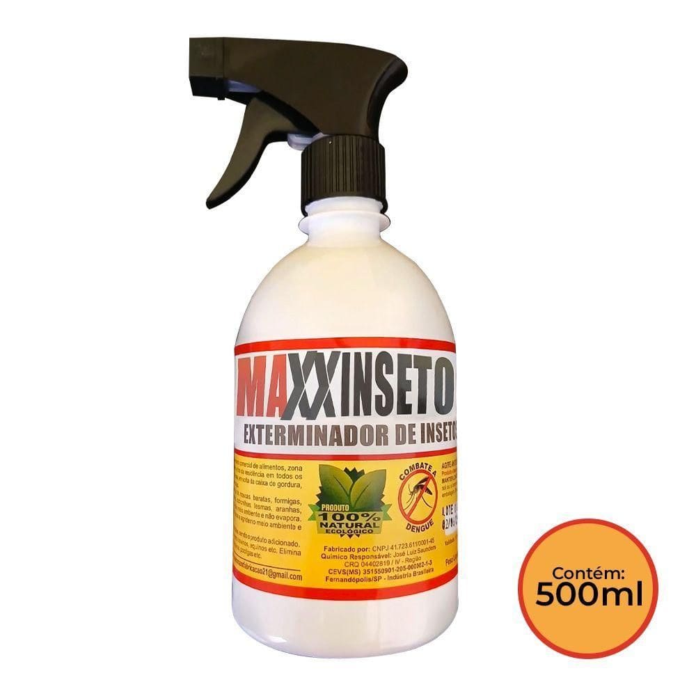 Exterminador De Baratas Maxxinseto Power 500 Ml - 100% Natural