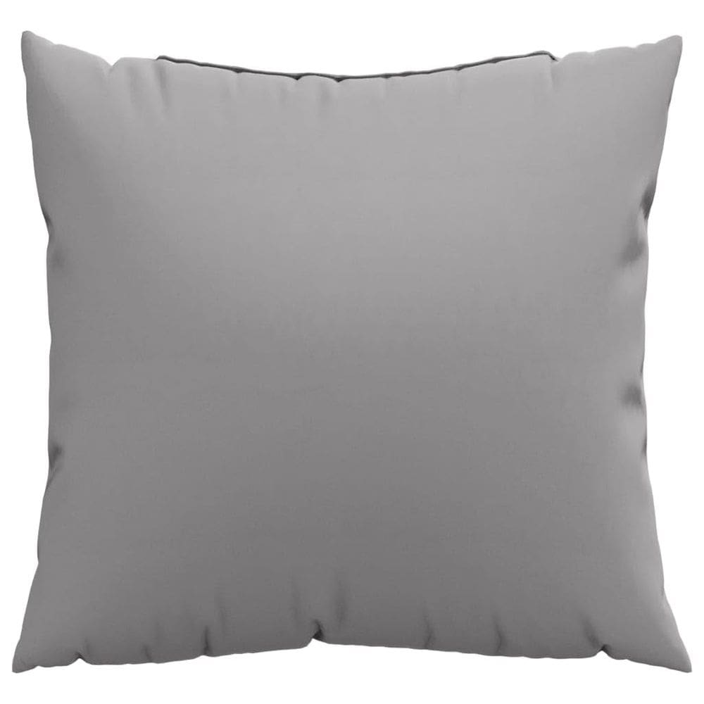 Conjunto de 4 almofadas para uso externo VidaXL de poliéster cinza de 60 x 60 cm