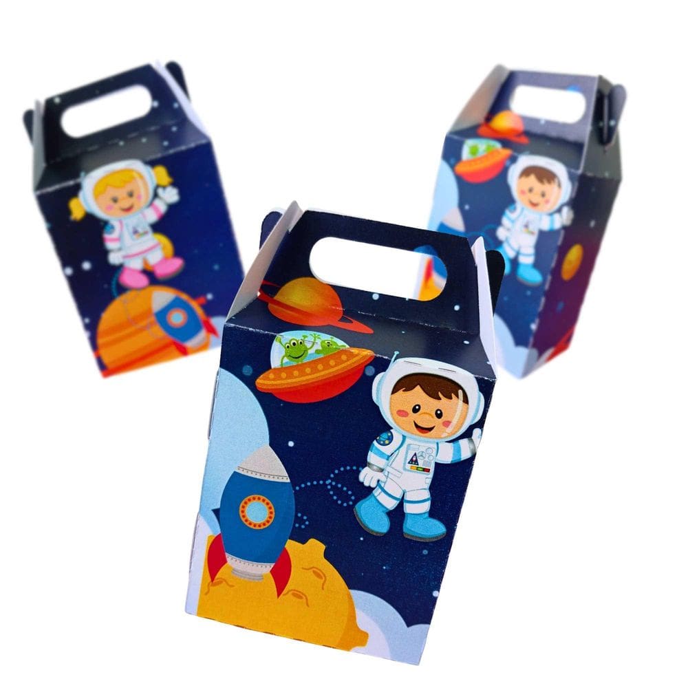 Kit 10 Lembrancinhas Maleta Sacolinha Astronauta Aniversário