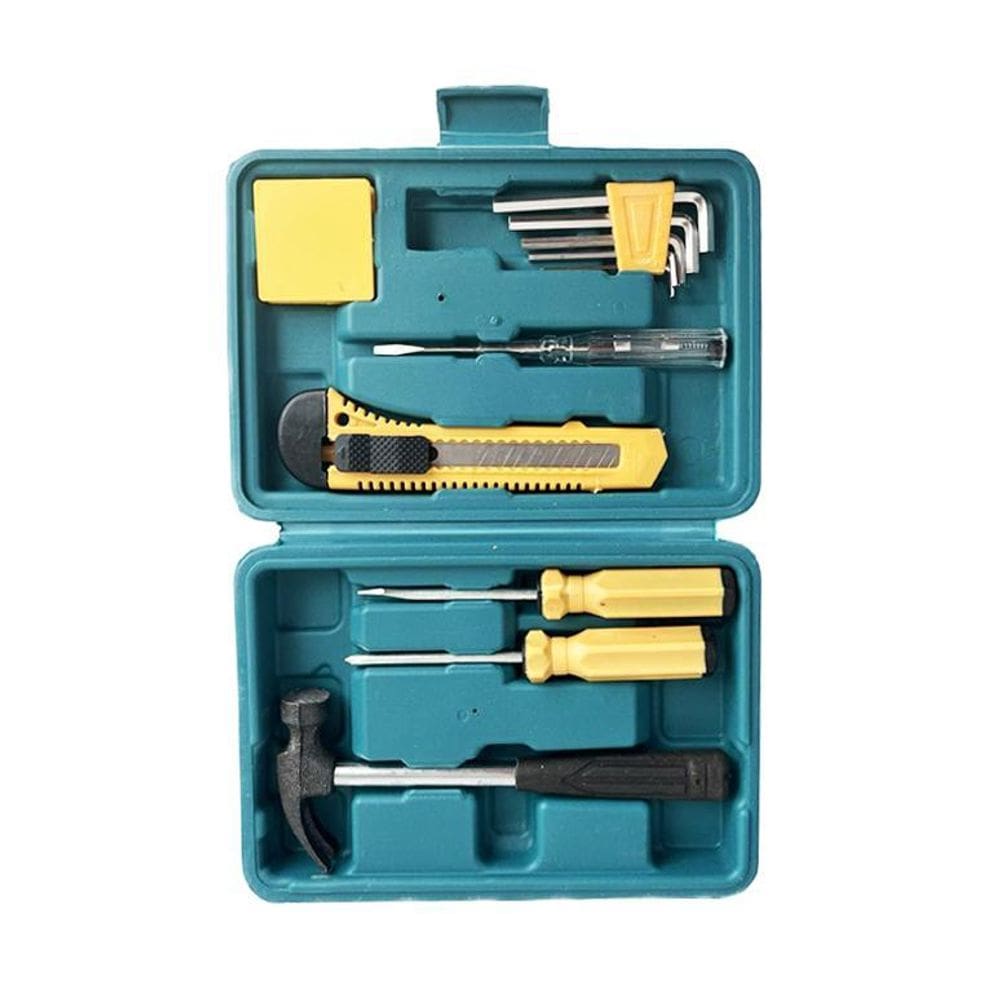 Kit Maleta Ferramentas 11 Peças Compacto Allen Martelo Fenda