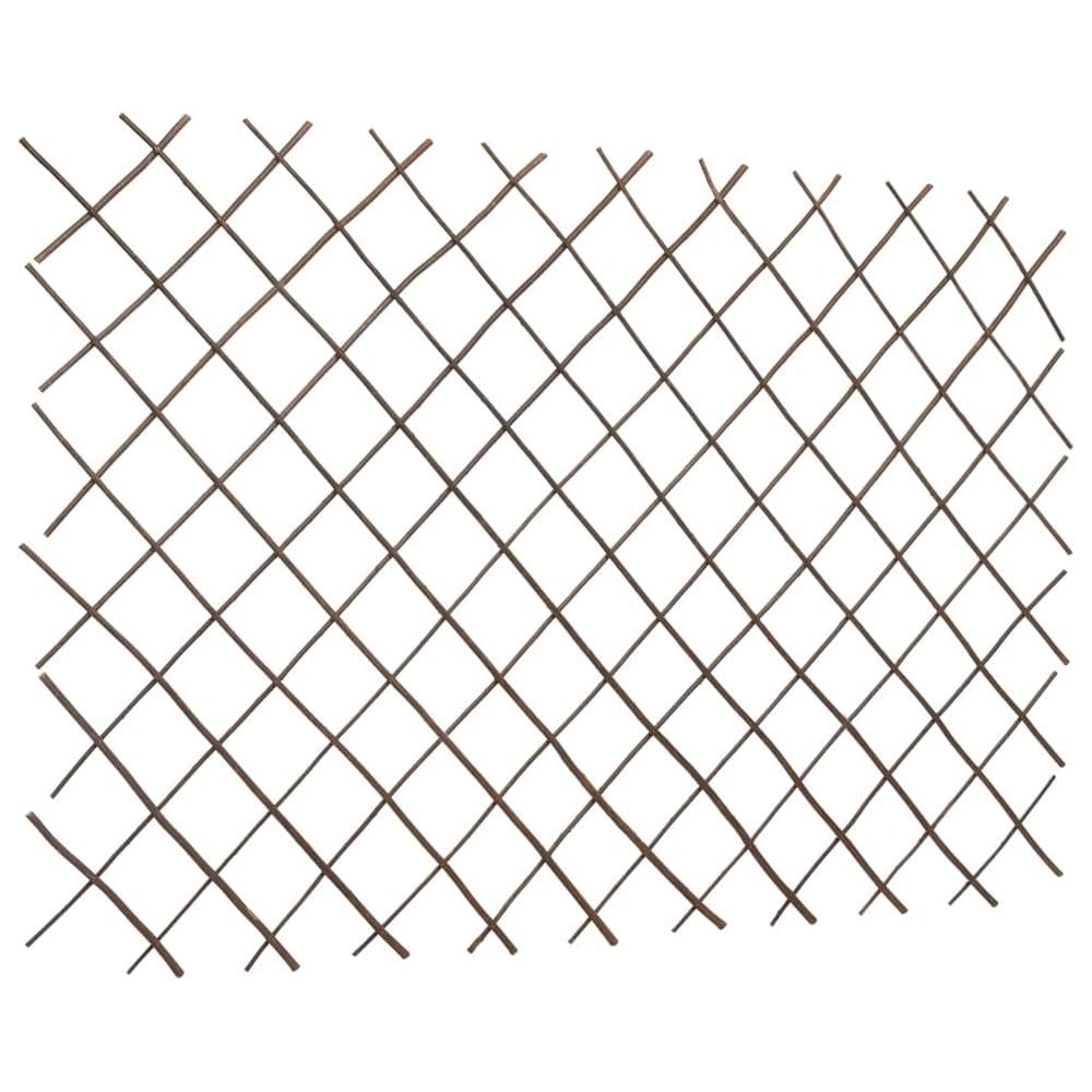Cercas de treliça de salgueiro VidaXL 5 peças 180x120cm marrons
