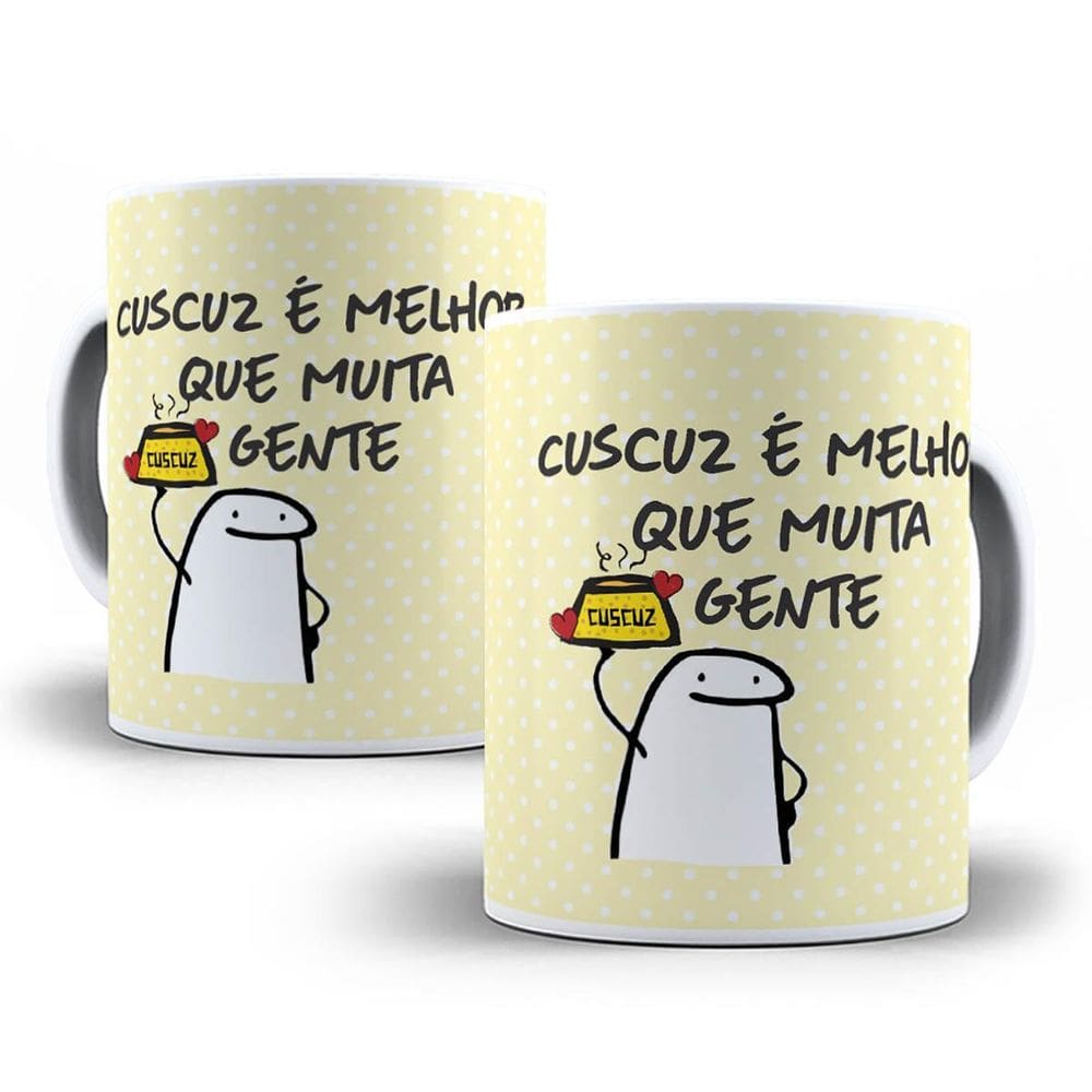 Caneca Trolagem Flork Bentô Cuzcuz
