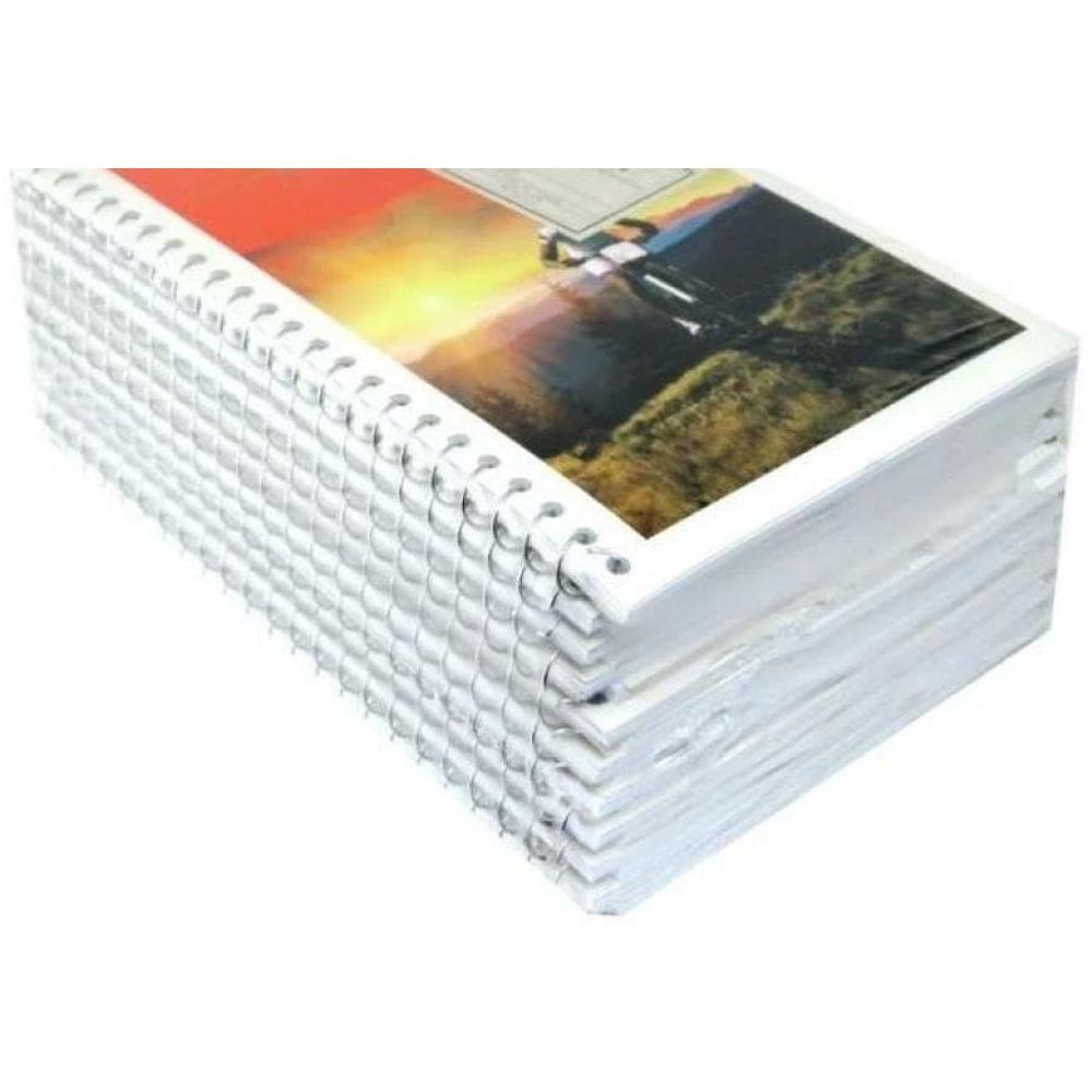 Caderno Espiral Capa Flexível 48 Fls- Kit 5 Cadernos