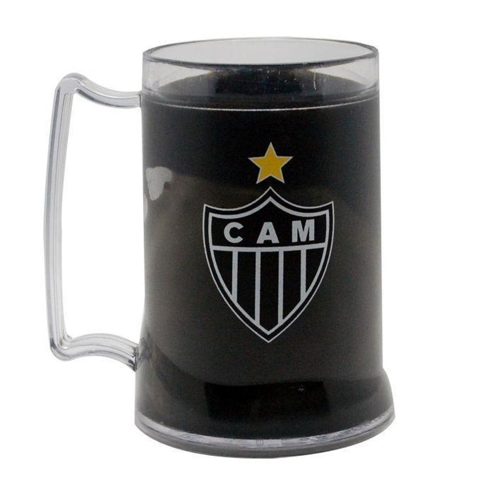 Caneca Gel Preto 400Ml - Atlético Mineiro
