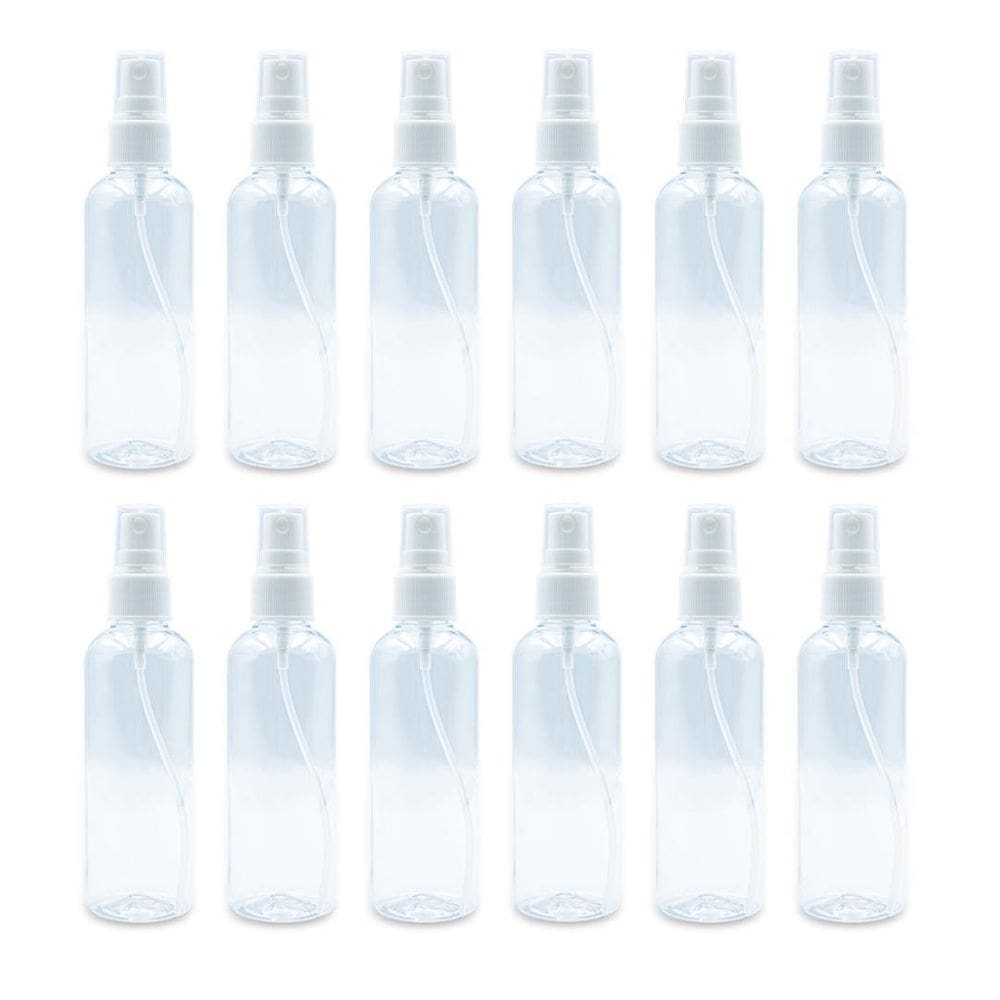 Kit 12 Frasco Borrifador Válvula Spray Álcool Perfume 100 Ml