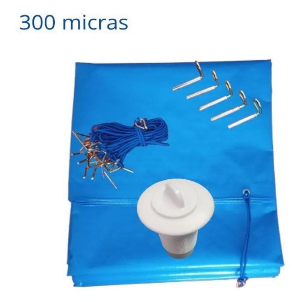 Capa Térmica Para Piscina Acquacapas Proteção UV 7,5x4,5m