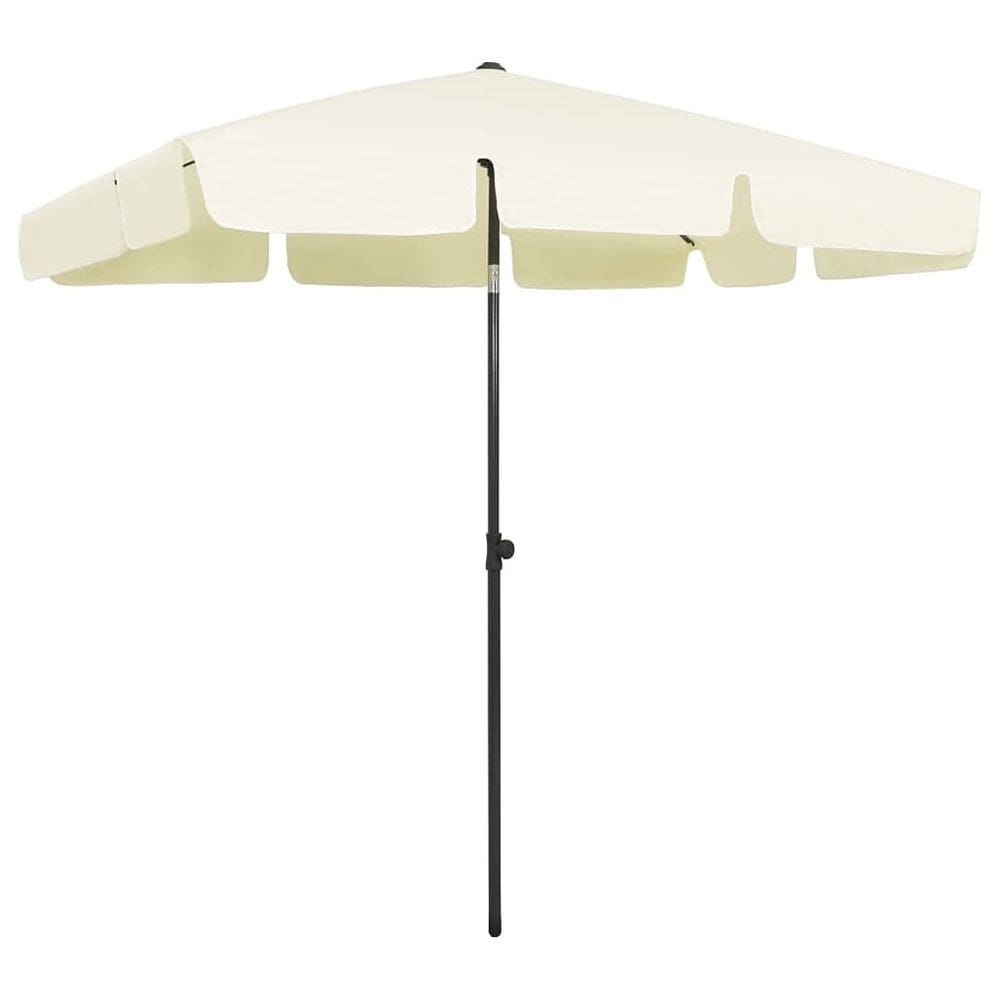 Guarda-chuva de praia vidaXL Outdoor UV Protector Sand Yellow