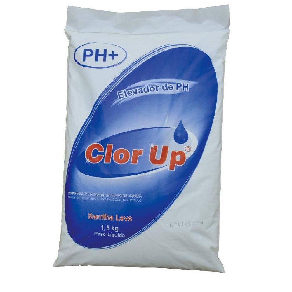 Barrilha Elevador De Ph 1,5Kg Clor Up
