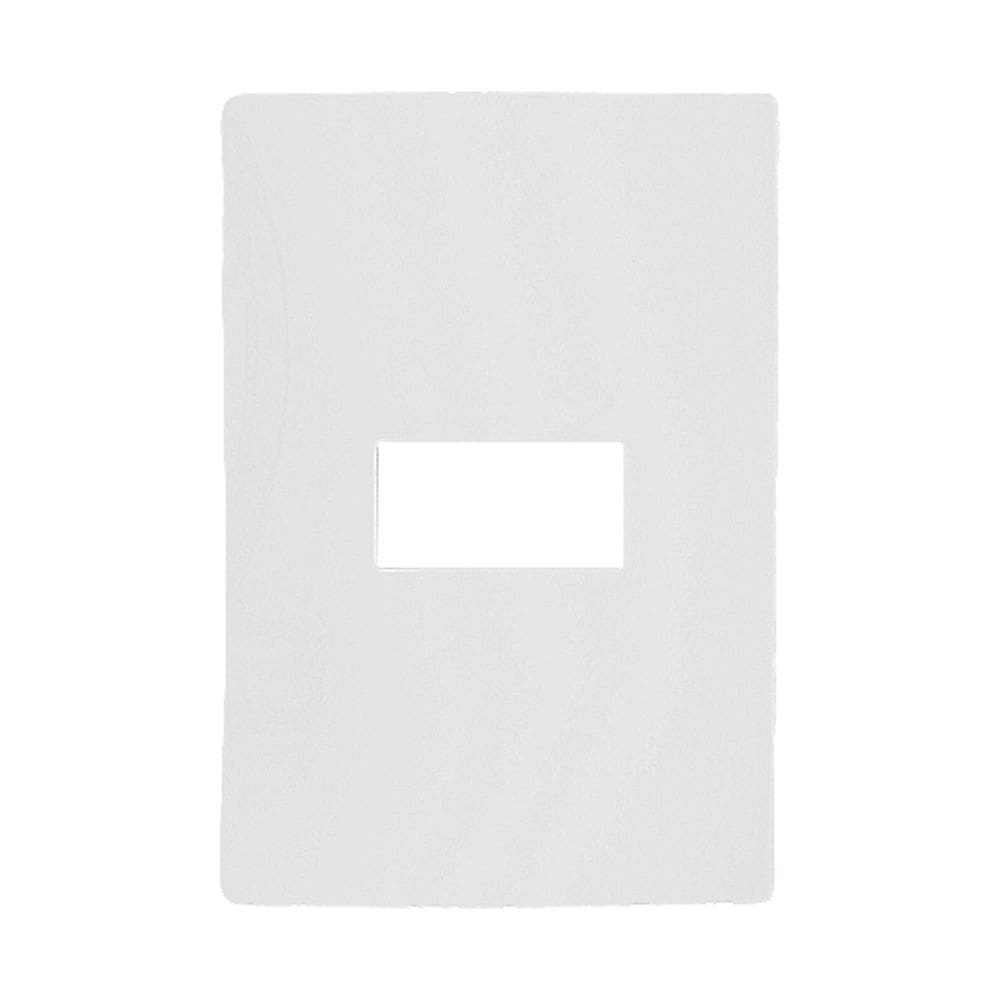 Placa 4X2 1 Módulo Com Suporte Branco I9 96070 Ilumi