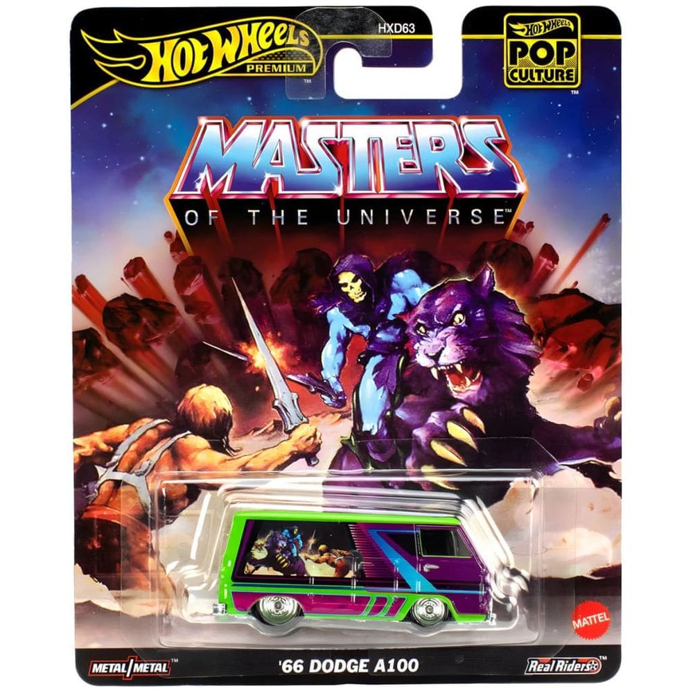 Carrinho Hot Wheels - Dodge A100 1966 - Masters of the Universe - Pop Culture MATTEL