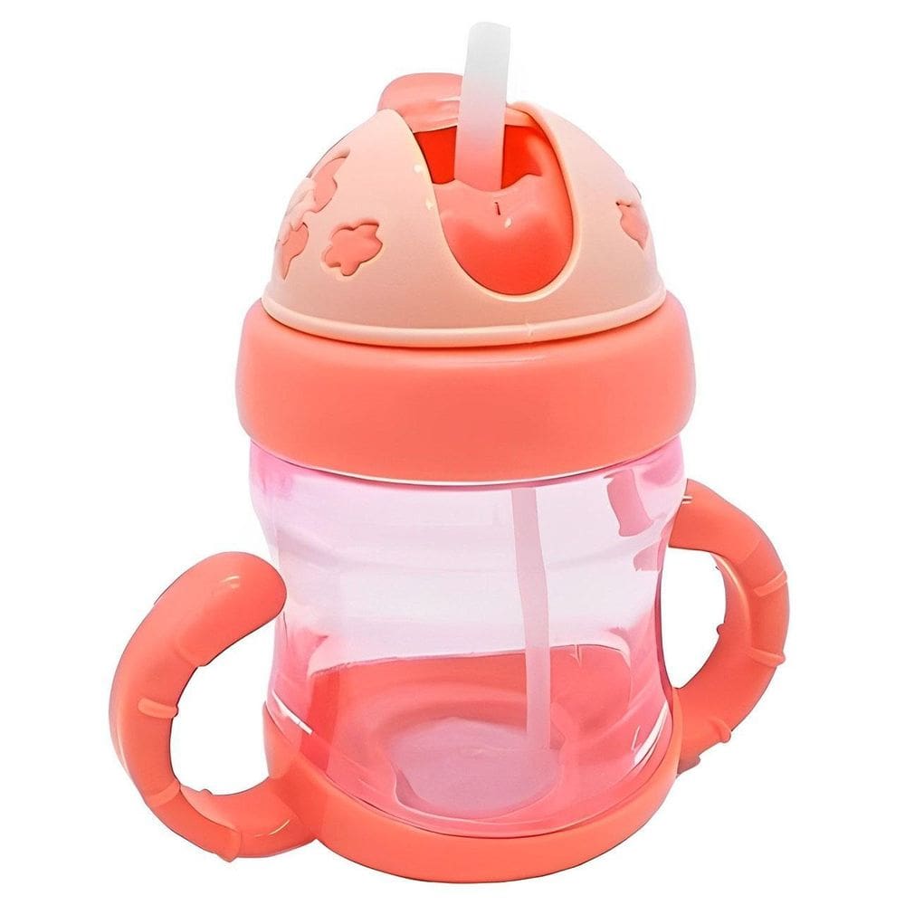Copo Antivazamento Com Alça Canudo Treinamento Infantil