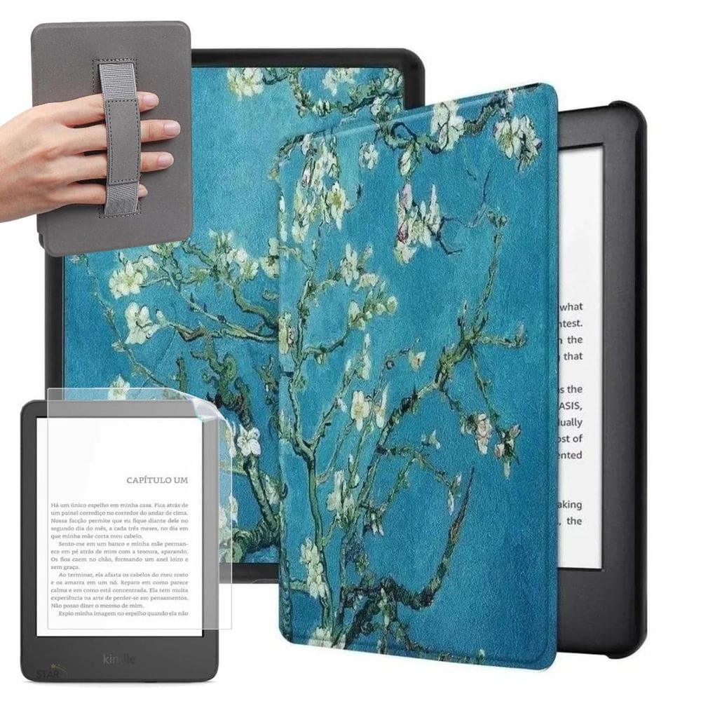 Case Estampado Para Kindle Paperwhite 12 Sa568B + Película