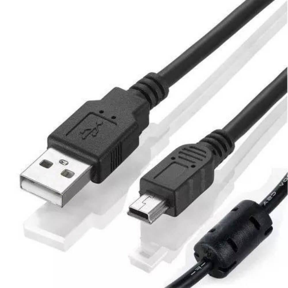 Cabo Mini Usb 5 Pin Para Câmeras Canon Selecionadas  1.5M