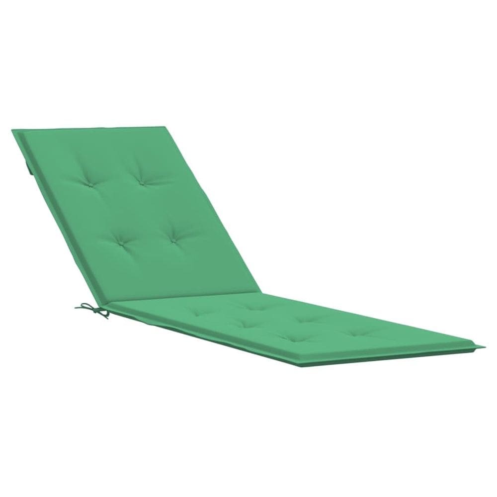 Almofada de espreguiçadeira VidaXL Green Oxford Tecido Durável