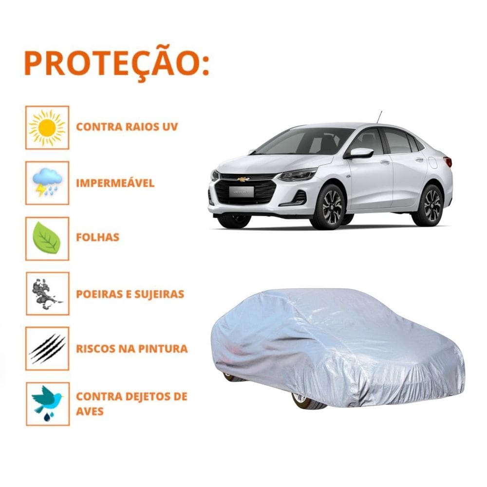 Capa Cobrir Carro Ônix Sedan Protege Qualidade Impermeável