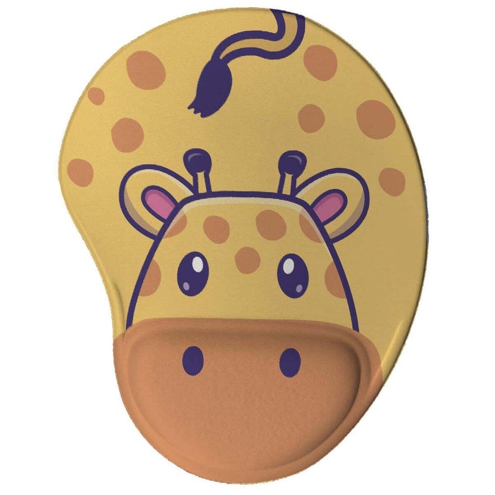 Mouse Pad Divertido Ergonômico Girafa Kawaii