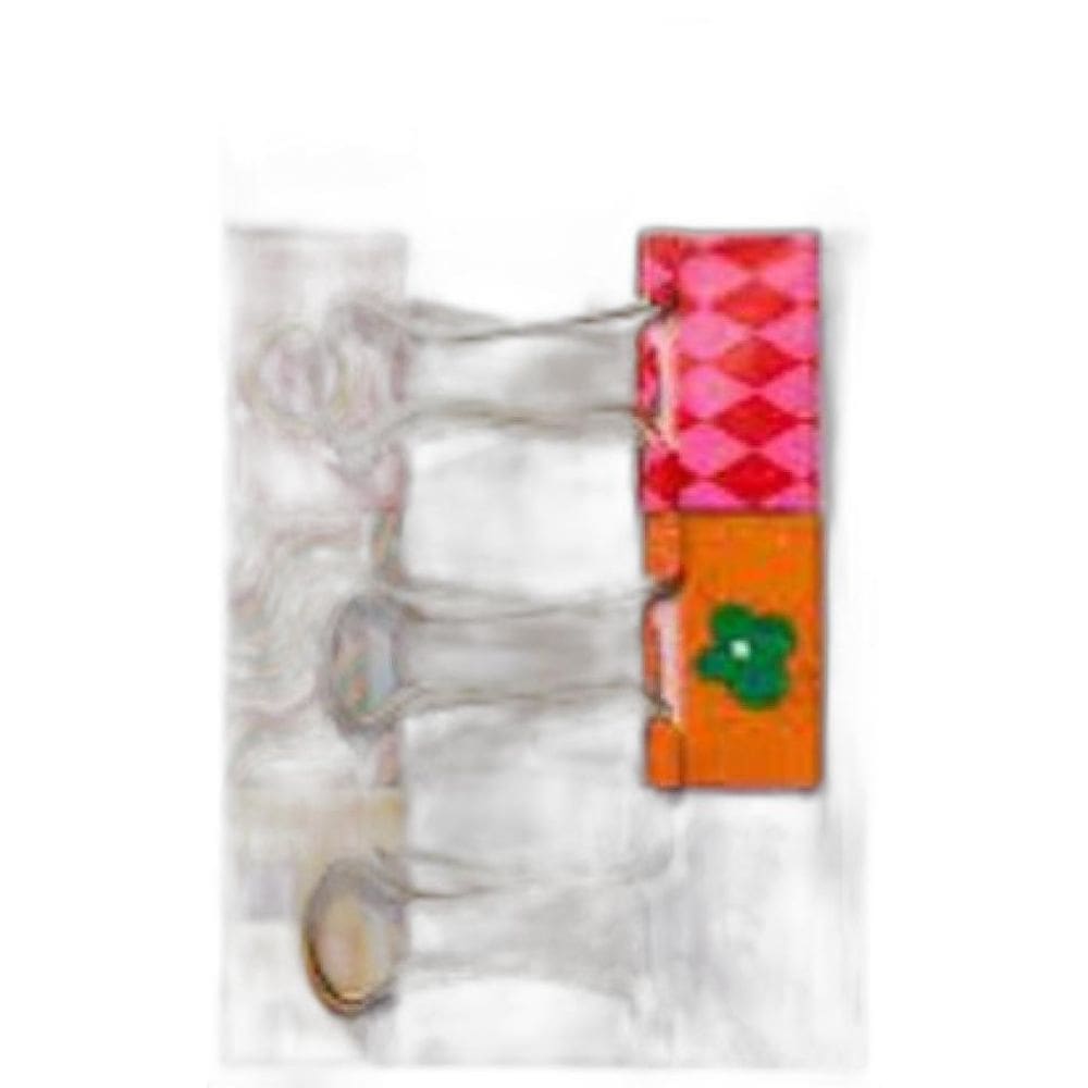 Prendedor De Papel Positive Vibes Estampado C/6 Leonora