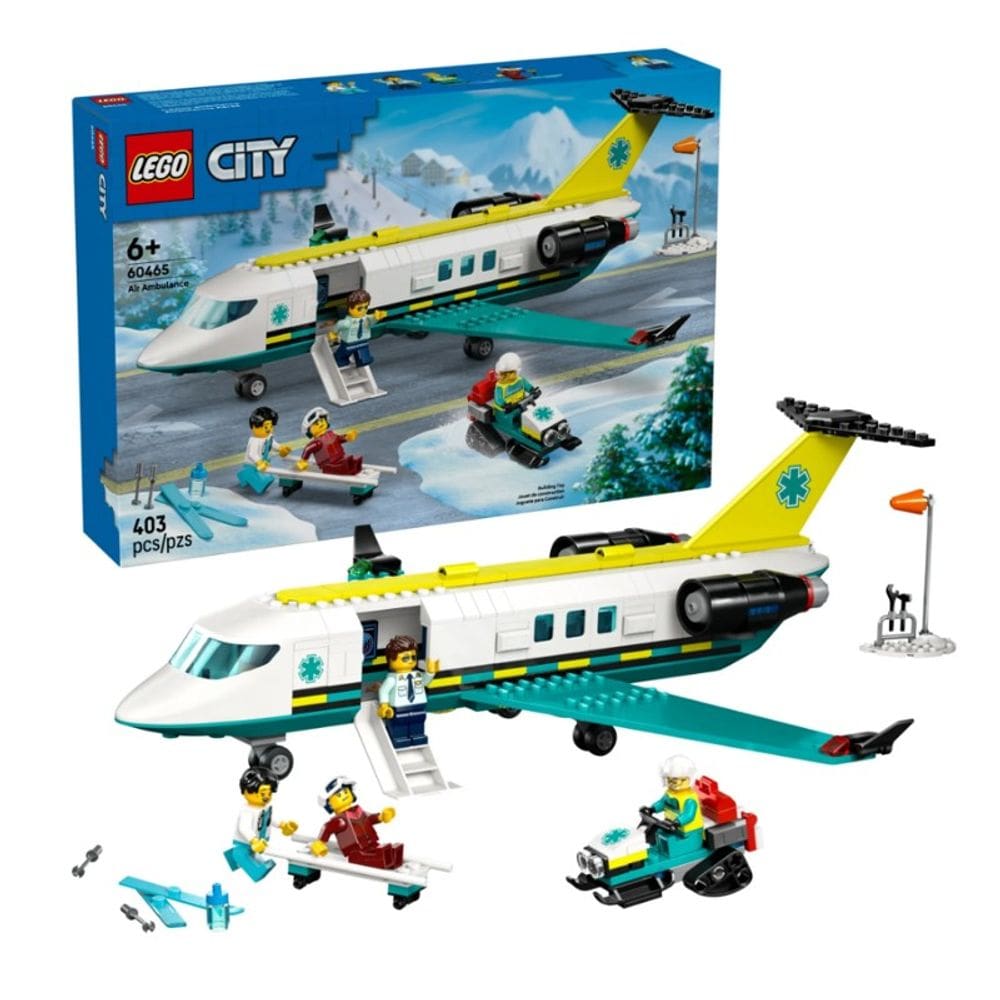 Lego City Avião Ambulância de Emergência - 60465