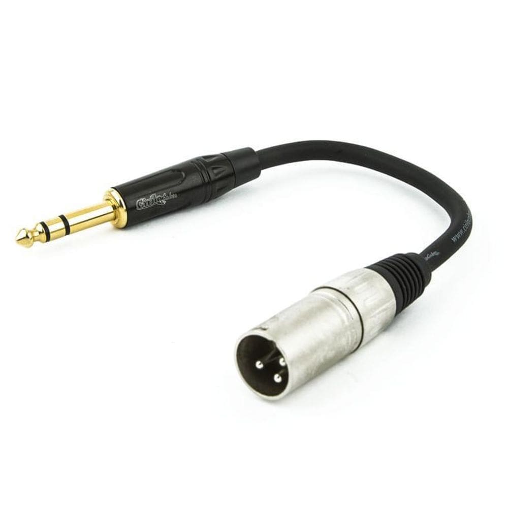 Cabo Xlr Para P10  Estereo - 50 Cm