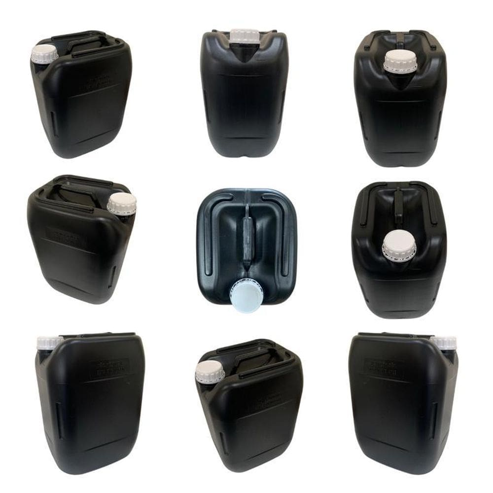 Bombona Preta Reciclada Para Sistema De Decantação - 2 Pçs