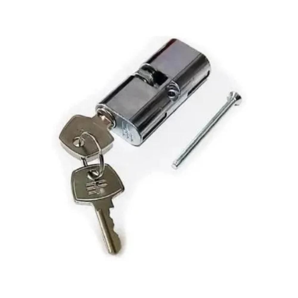 Cilindro Miolo Para Fechadura Haga H1000 Cromado  Grosso