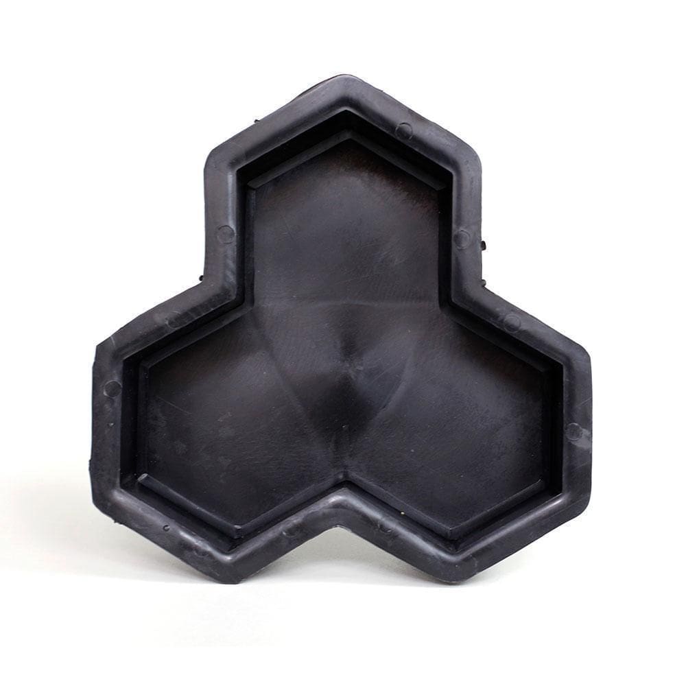 Forma Plastica 3 Pontas Piso Bloquete 23X23X06 10 Unidades