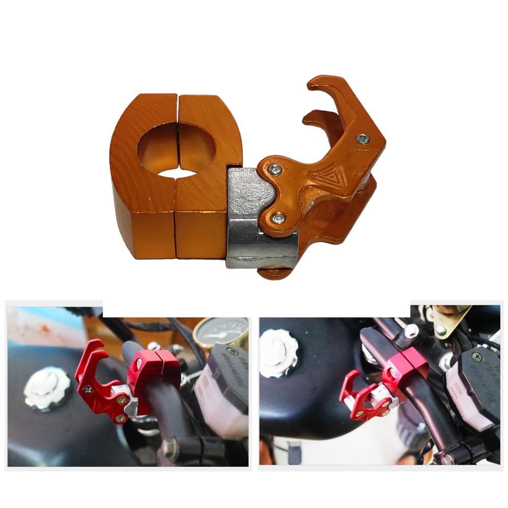 Suporte Para Sacolas Gancho Guidão Moto/Bicicletas