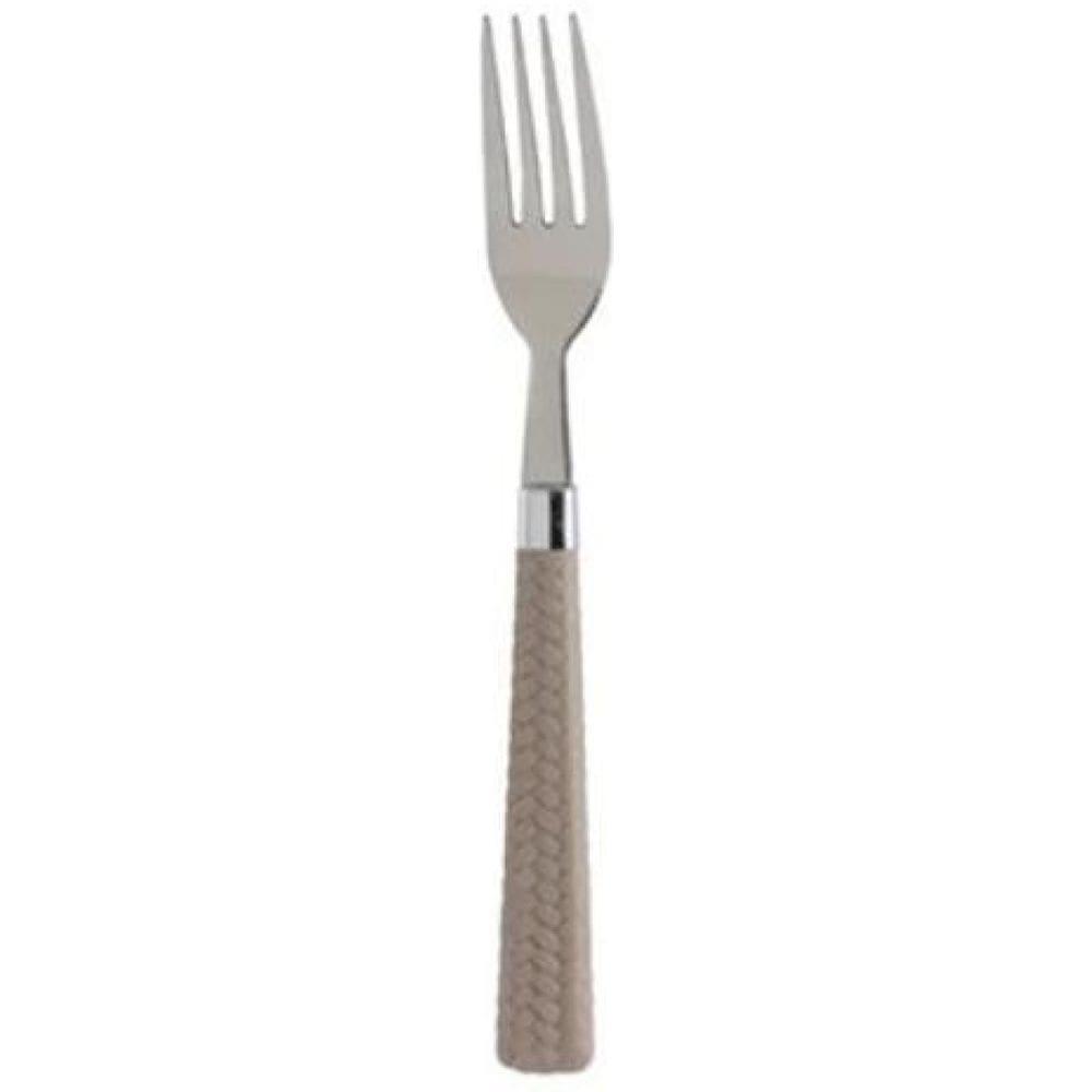 Jogo 6 Colheres Café Rattan Prata 16 Cm - Mimo Style Atj06Cf