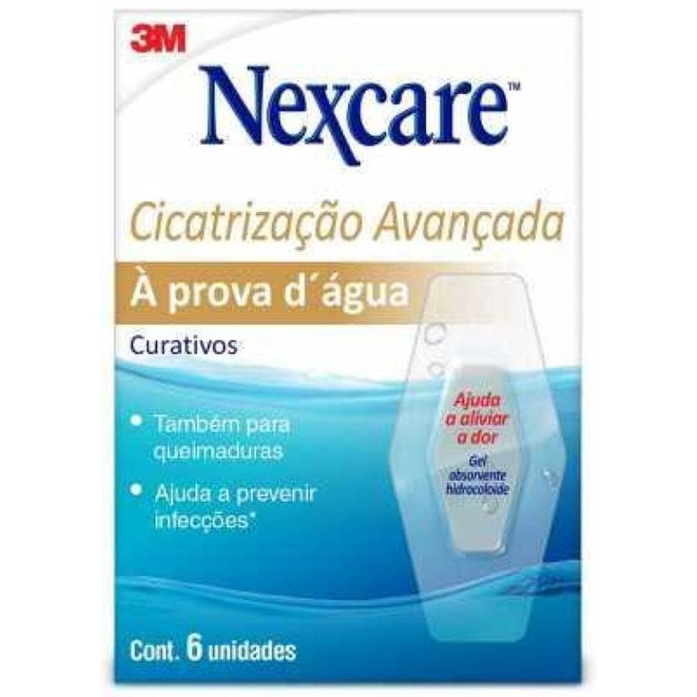 Curativo Nexcare Cicatrização Avançada 3M 6 Unidades