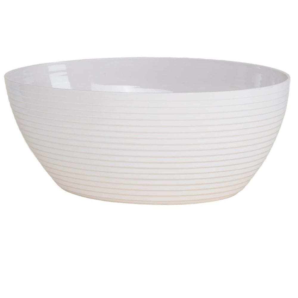 Travessa Oval Branca Friso Le Chef 28X19,5X11Cm 1827