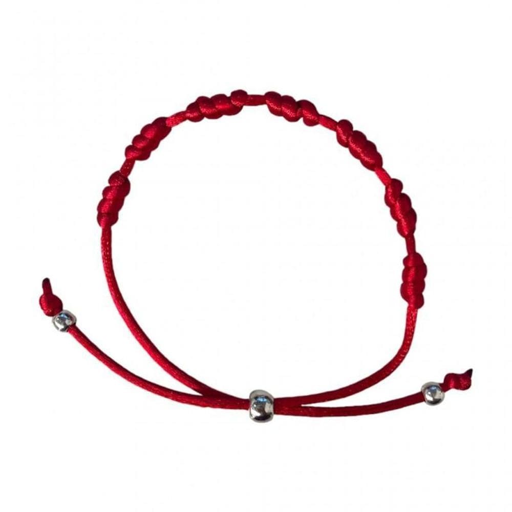 Pulseira Kabbalah 7 Sete Nós Proteção