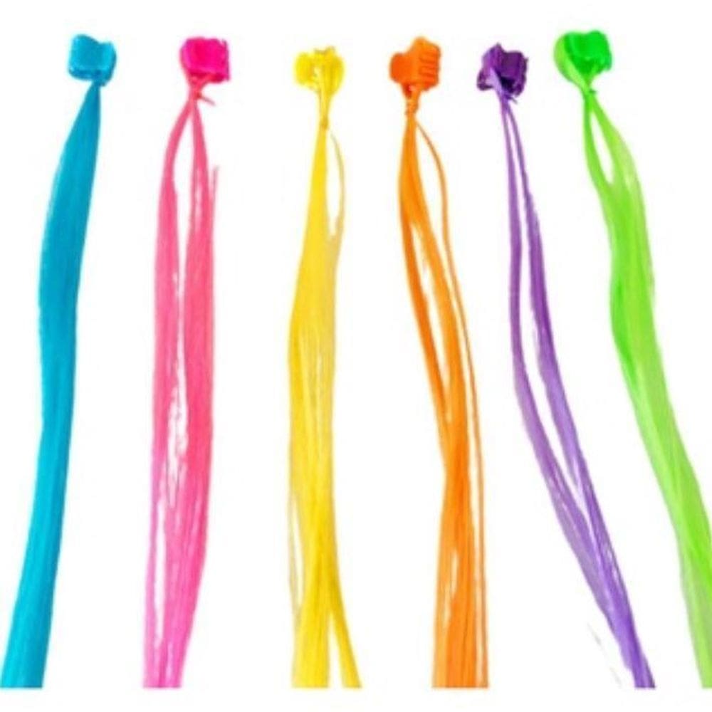 Kit Com 72 Mechas Coloridas