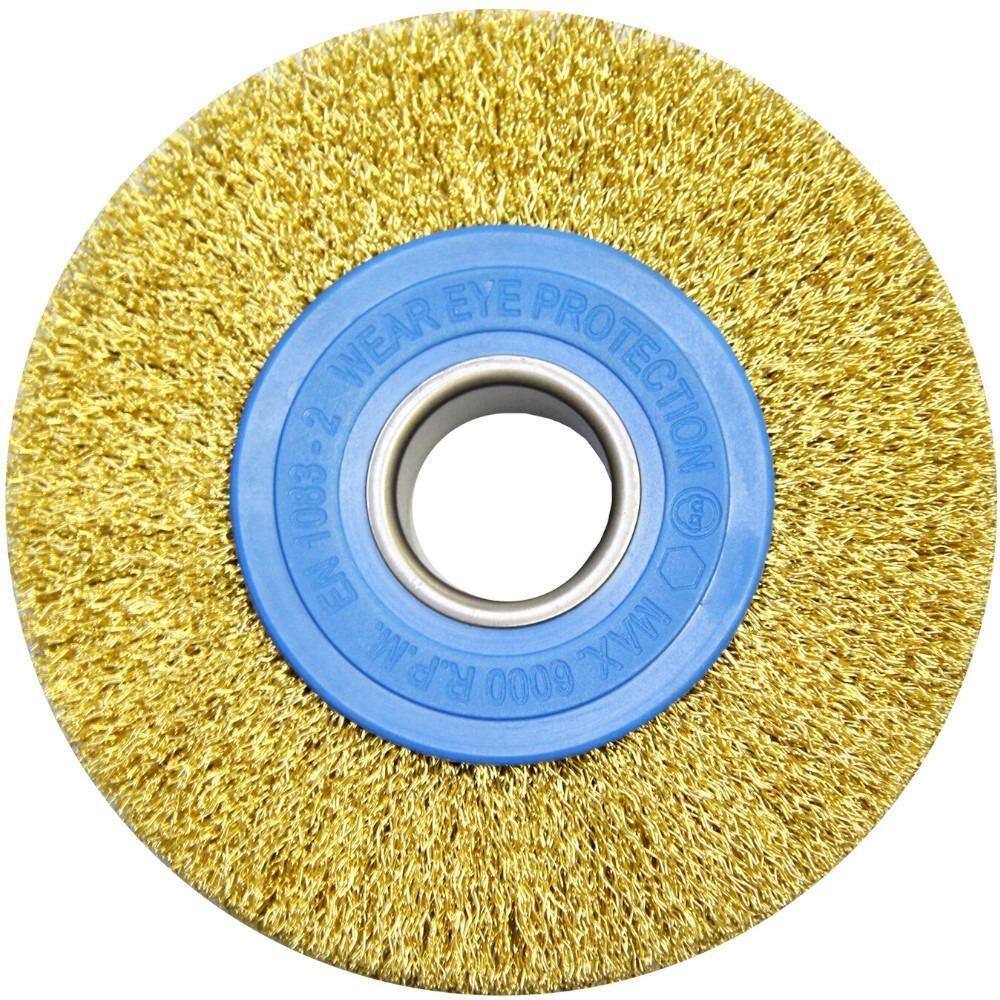 Escova De Aço Circular Ondulada 152,4 X 25,4 Mm - Norton