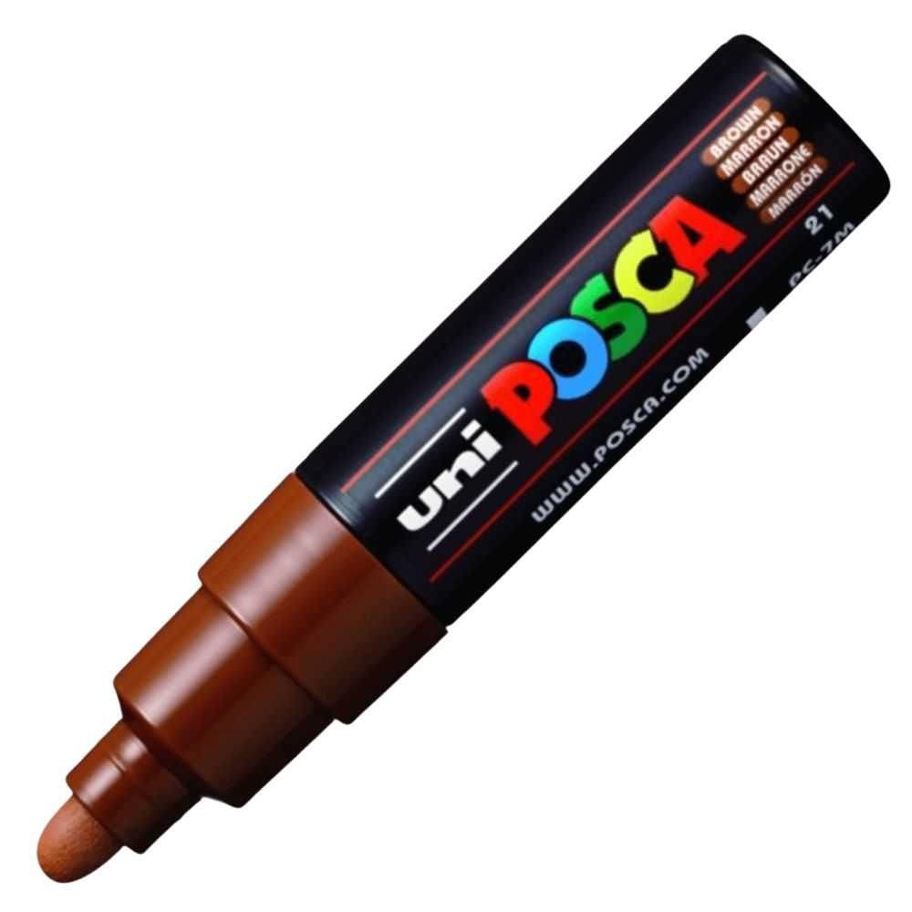 Caneta Uni-Ball Posca Pc-7M - Marron