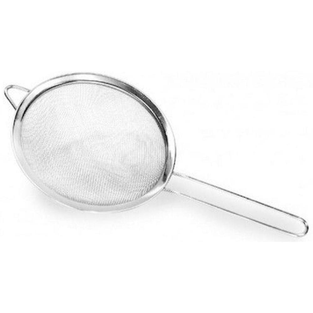 Peneira 12cm Inox Luxo - Ke Home