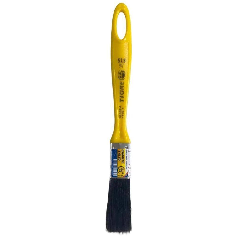 Kit 4 Trincha Pincel Pintura Tinta Esmalte Óleo 3/4`` Tigre