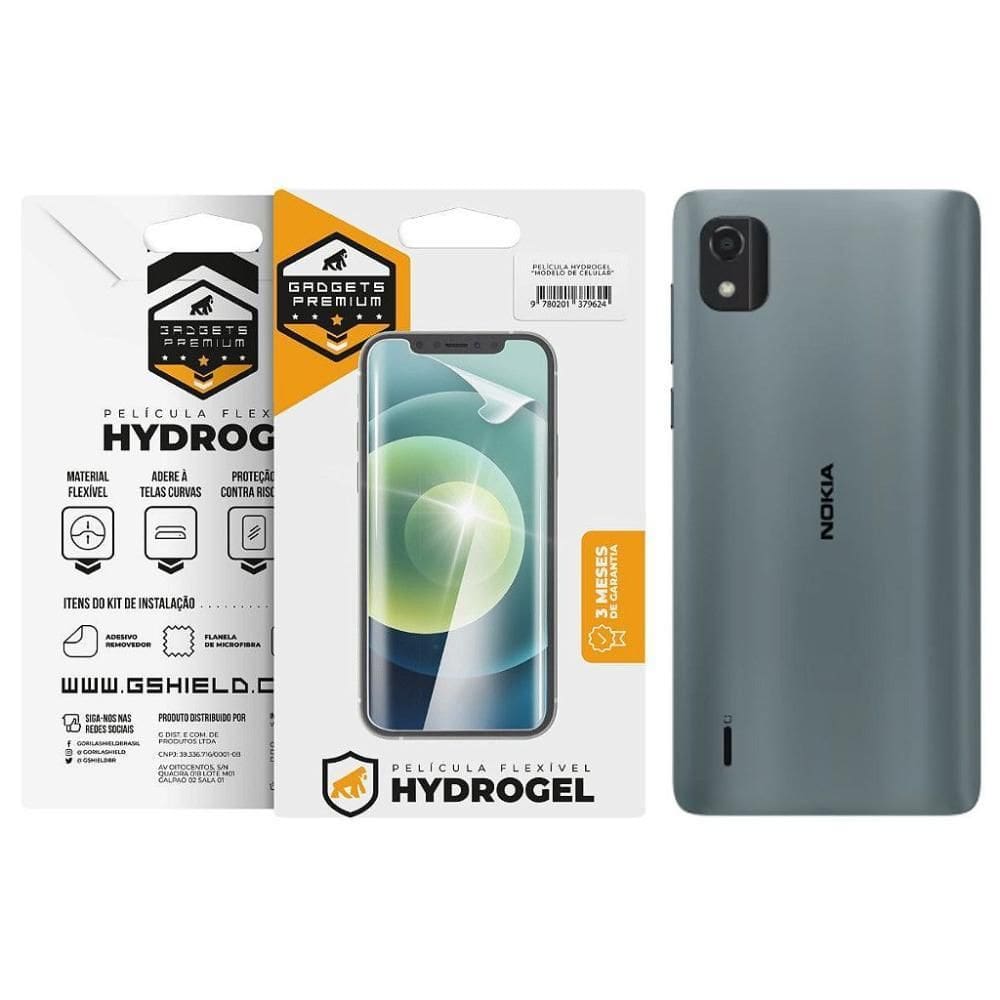 Película Para Nokia C2 2Nd Edition-Traseira Hydrogel-Gshield