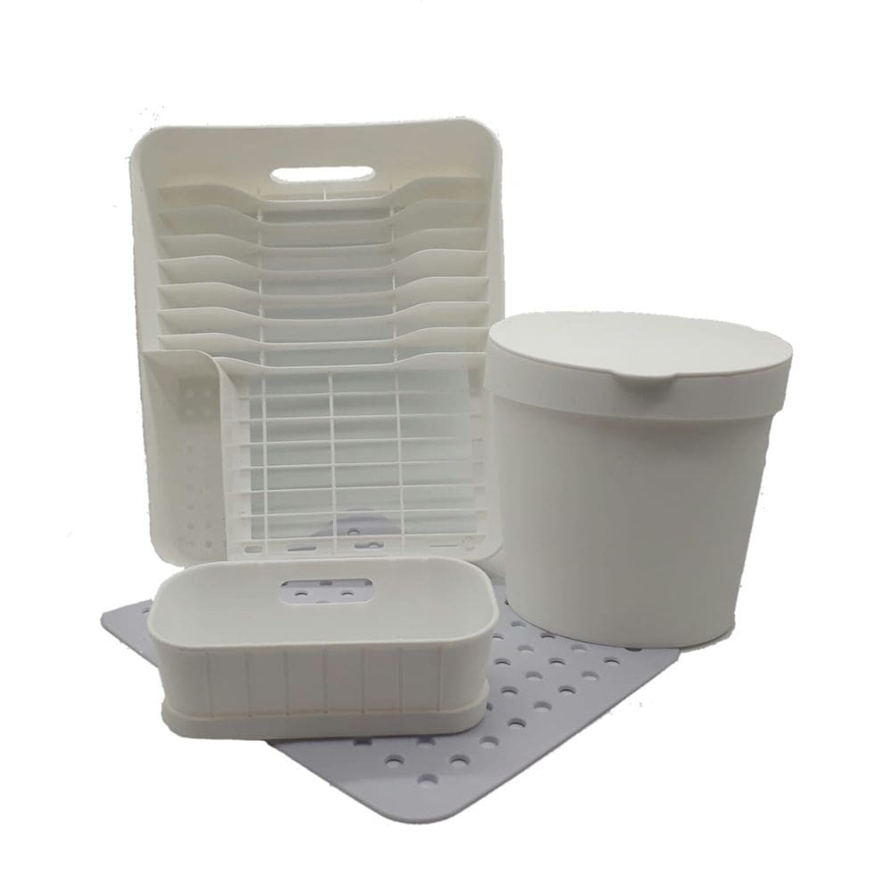 Kit de cozinha  Organizador, Escorredor, Grade e Lixeira