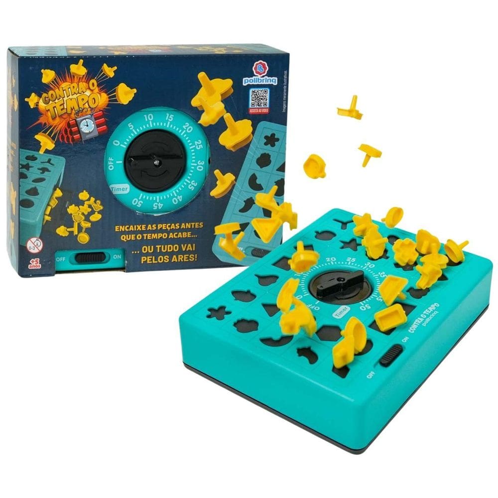 Jogo Contra O Tempo Tabuleiro Interativo Time Puzzle Encaixe