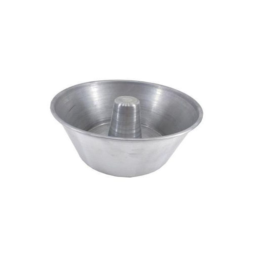 Kit 3 Formas Mini Pudim/Torta Suíça 9,5Cm Alumínio - Metasa