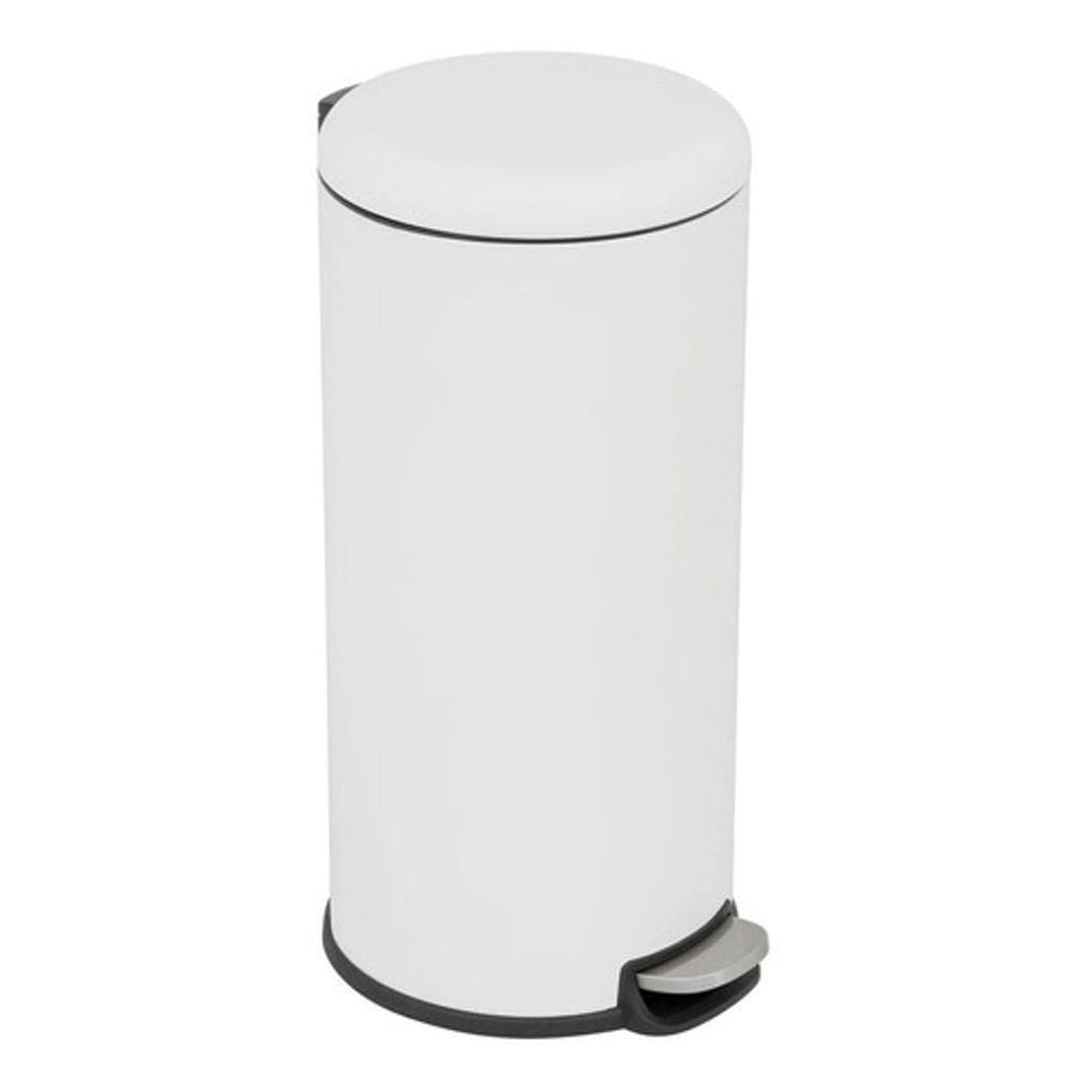 Lixeira Sobrepor Redonda Alta 28 L Branco 63X30Cm - Branco
