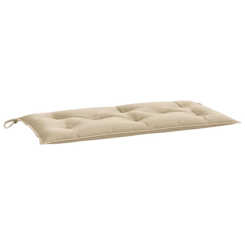 Almofada de banco de jardim VidaXL Bege 110x50x7cm Tecido Oxford
