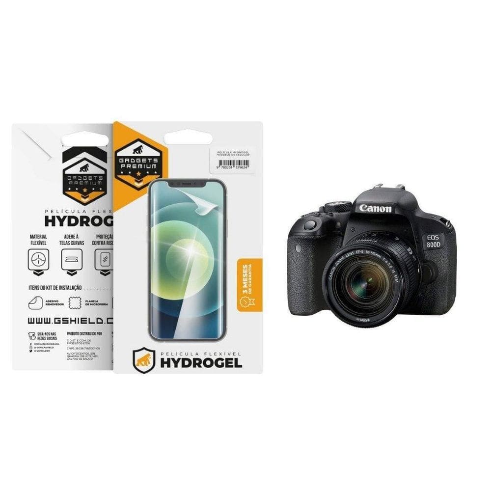 Película Hydrogel Para Canon Eos 800D - Gshield